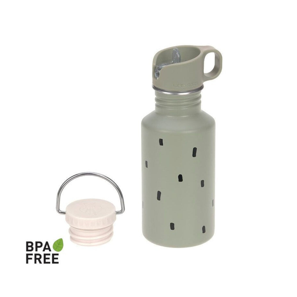Botella acero inoxidable 500 ml Light olive - Lässig