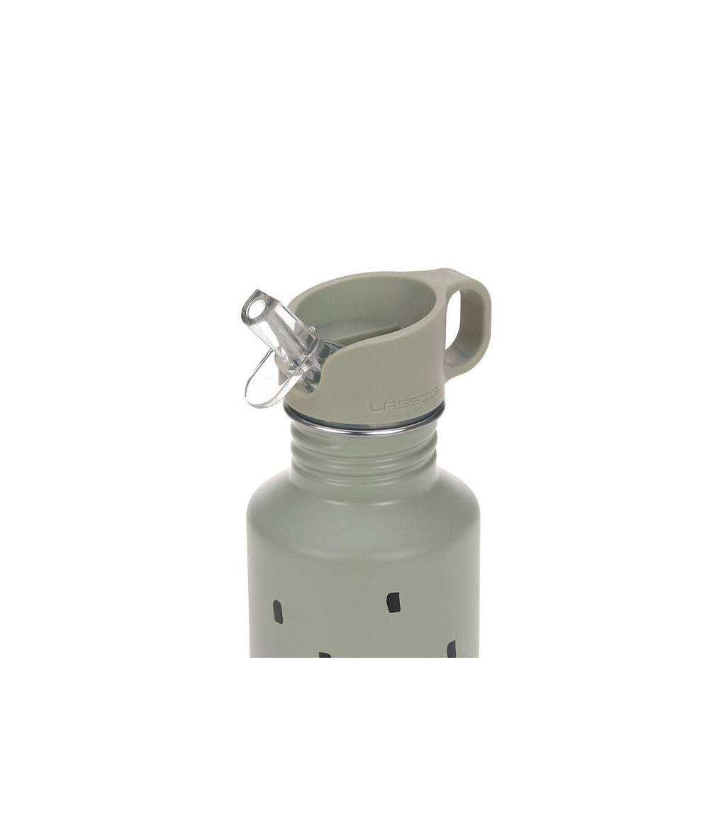 Botella acero inoxidable 500 ml Light olive - Lässig