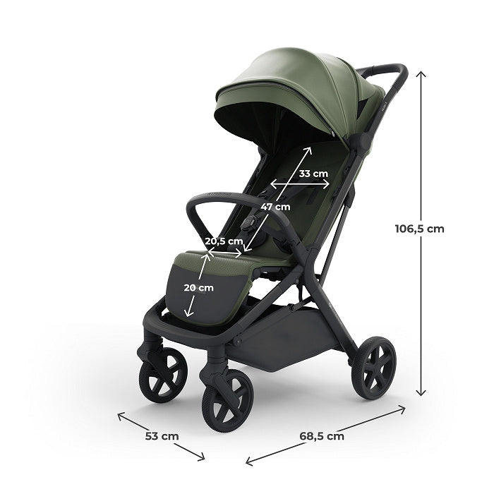 Silla paseo NUBI 3 Verde - Kinderkraft