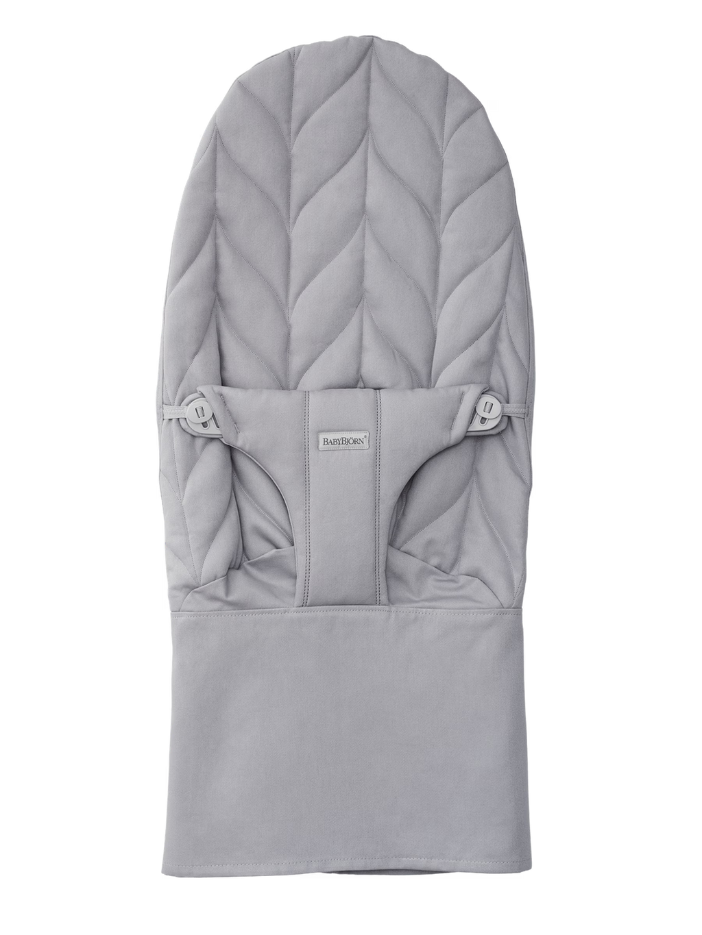 Asiento de tela adicional para hamaca Bliss acolchado pétalo gris claro - Babybjörn