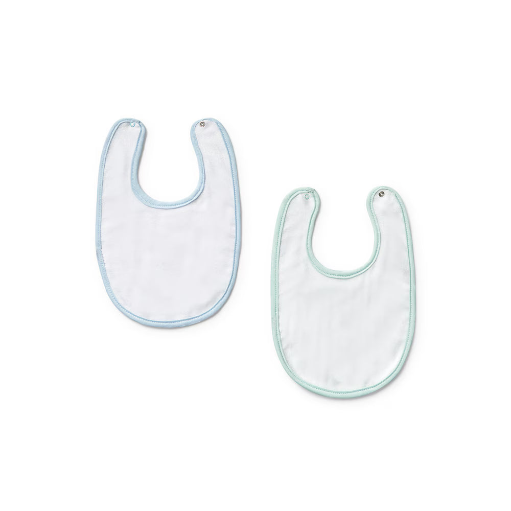 Set de baberos Fluffy celeste - Tous