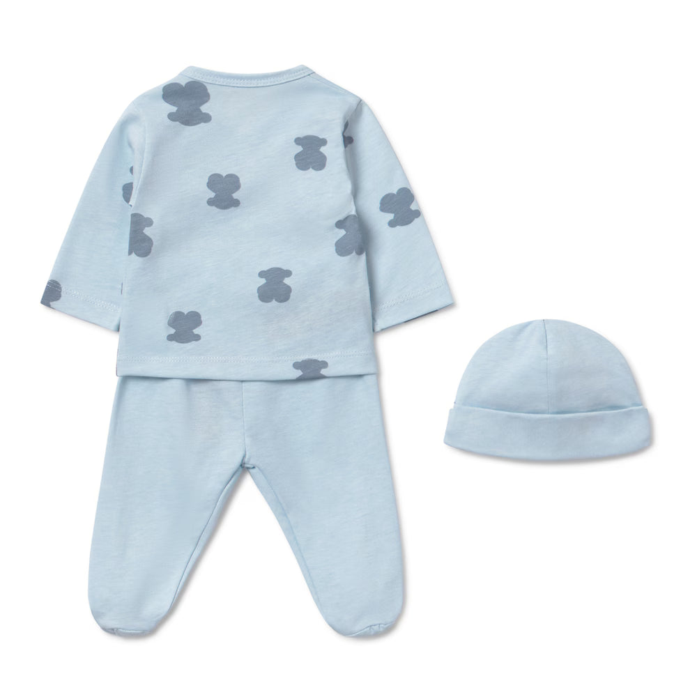 Set bebé primera puesta Fluffy azul - Tous