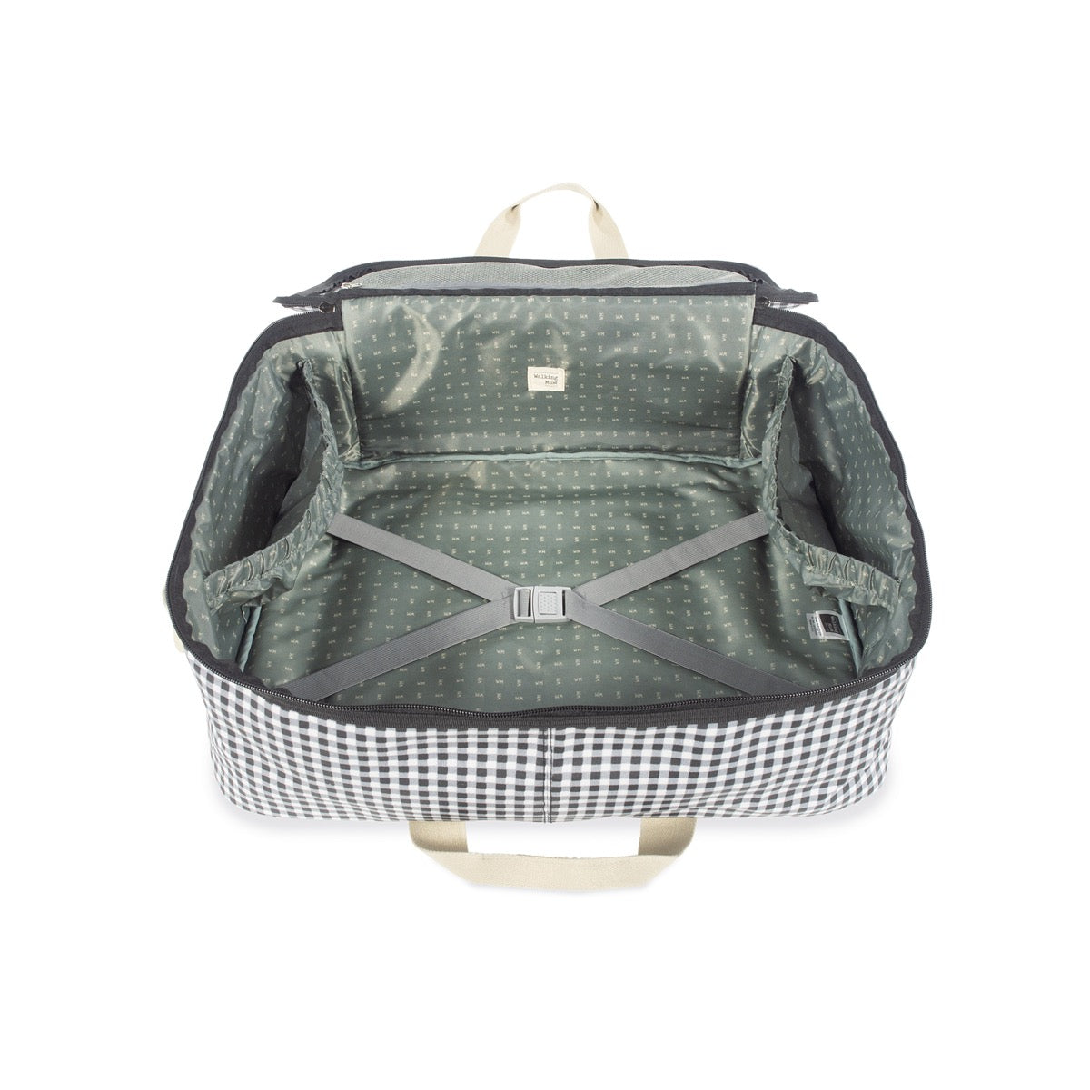 Maleta I Love Vichy Negro - Walking Mum