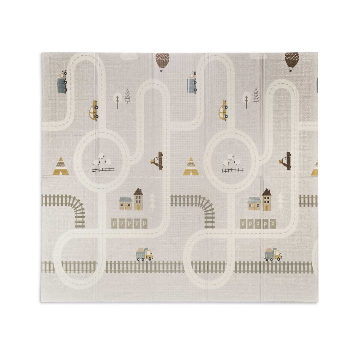 Alfombra juegos reversible Trendy Animales grises - MS