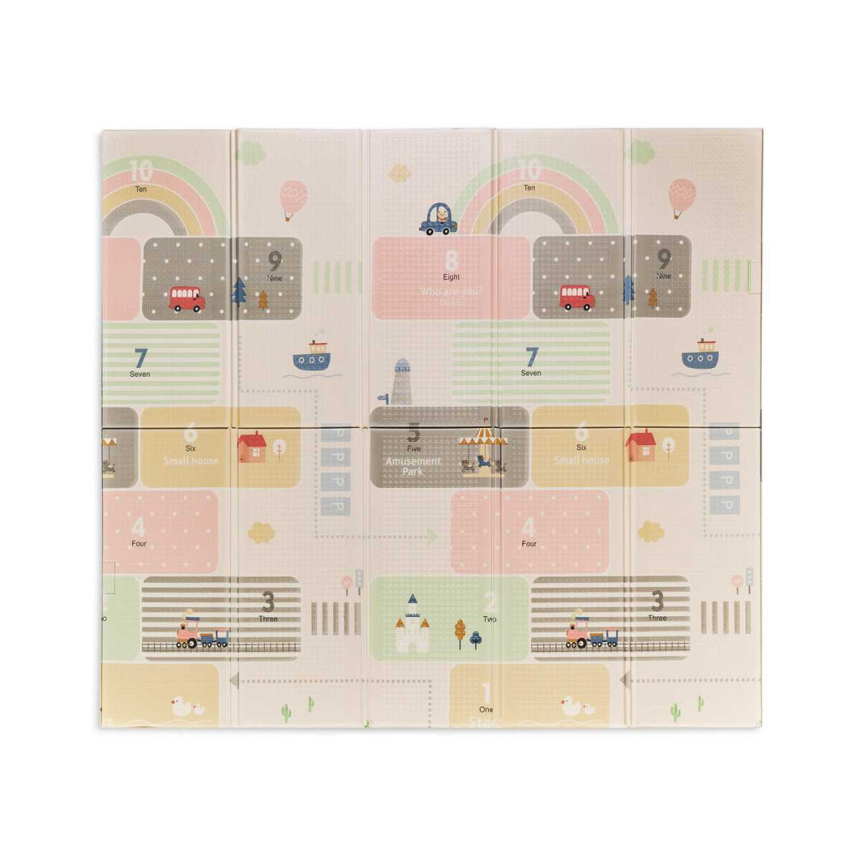Alfombra juegos reversible Trendy Animales colores - MS