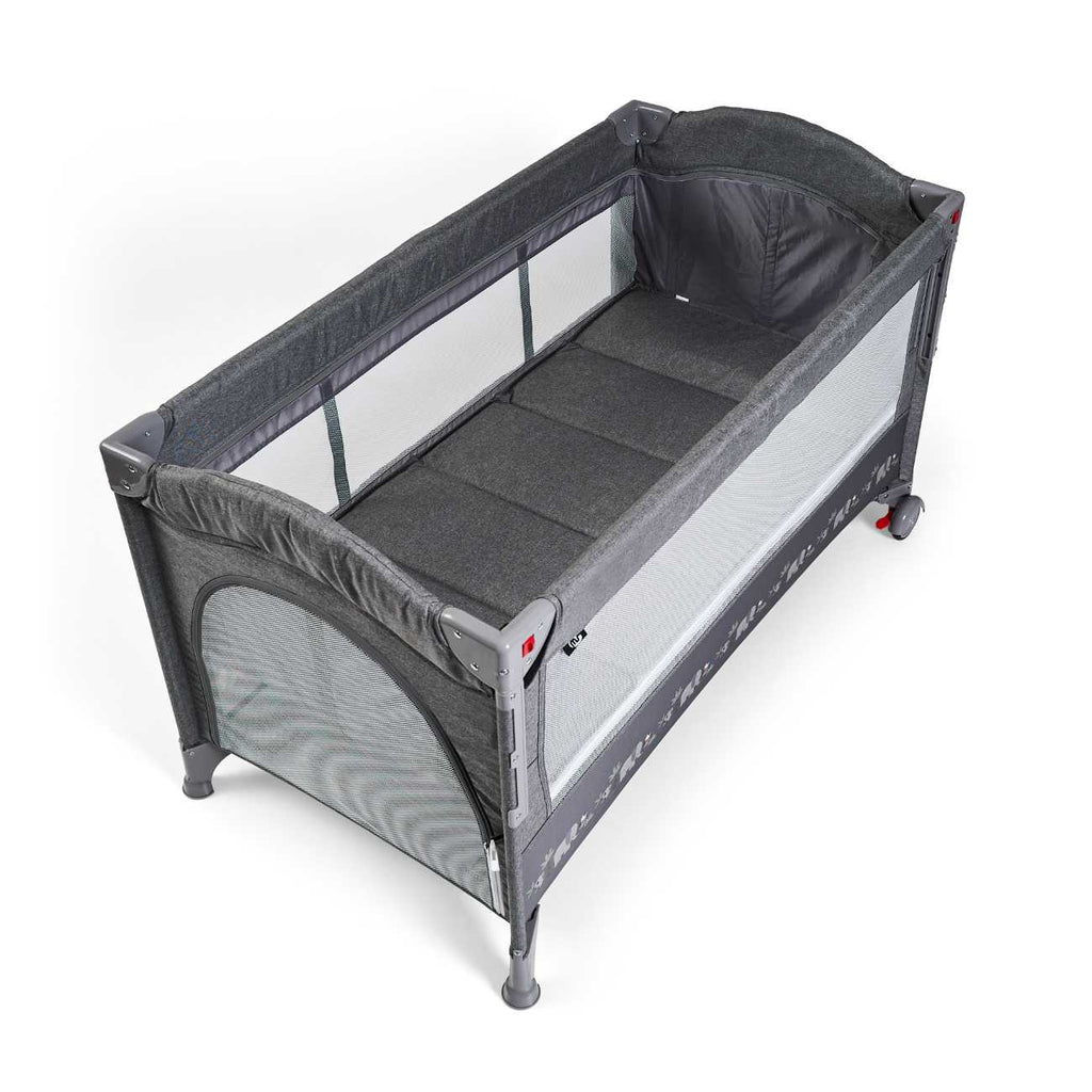 Cuna parque colecho Oxford Safari Gris - Innovaciones MS