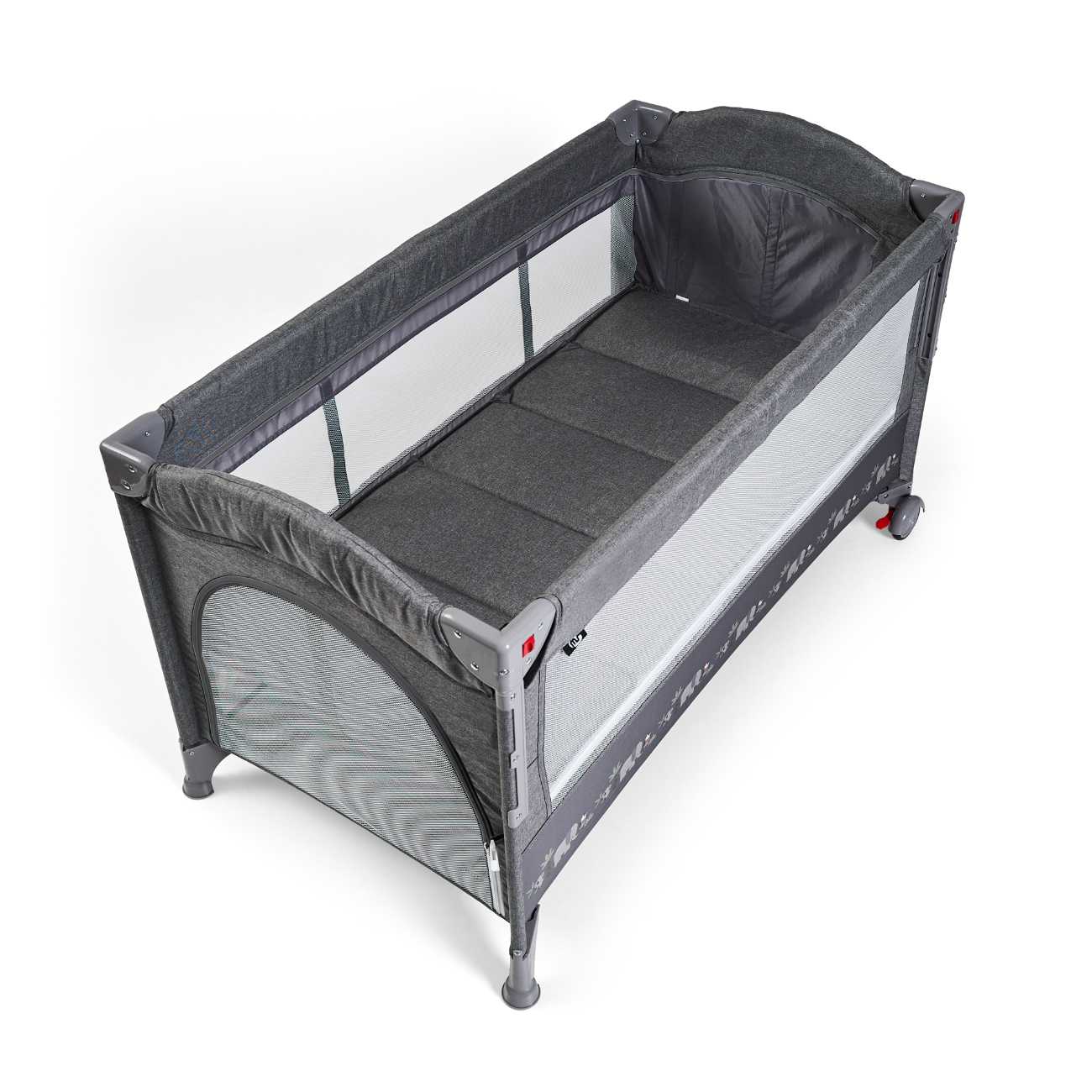 Cuna parque colecho Oxford Safari Gris - Innovaciones MS
